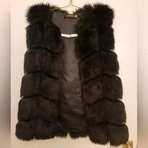 Faux Mink 3/4 Vest